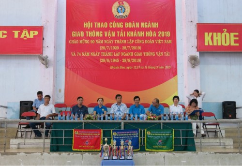 HỘI THAO CÔNG ĐOÀN NGÀNH GTVT KHÁNH HÒA NĂM 2019