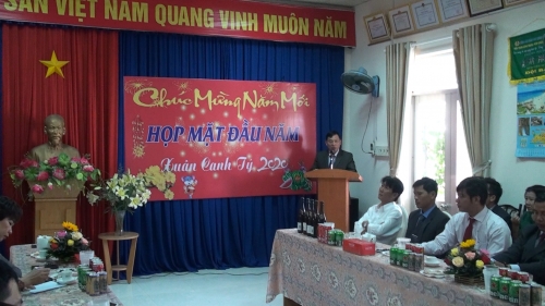 Đồng chí Ngô Văn Định, Tổng Giám đốc phát biểu tại Lễ