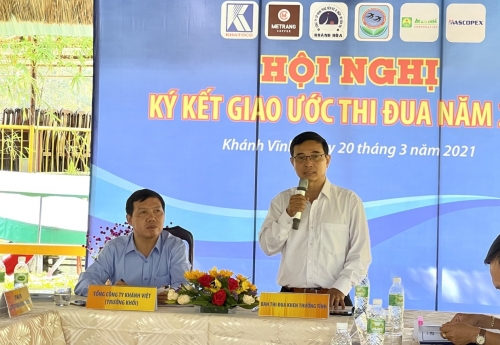 Ông Văn Ngọc Sen – Phó Chủ tịch Hội đồng thi đua khen thưởng tỉnh Khánh Hòa, Phó Giám đốc Sở Nội vụ phát biểu chỉ đạo Hội nghị