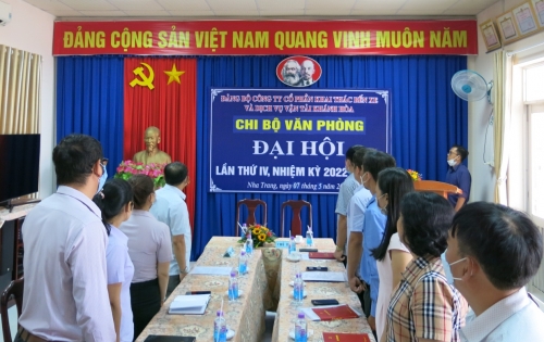 Đại hội Chi bộ Văn phòng Công ty lần thứ IV nhiệm kỳ 2022-2025 