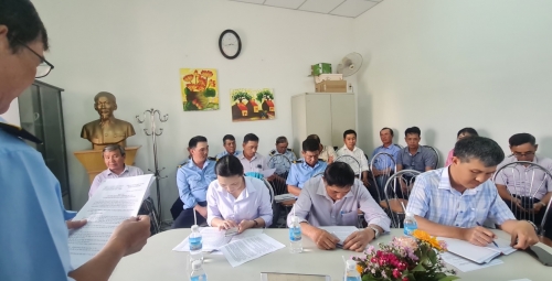 HỘI NGHỊ CÔNG ĐOÀN CẤP CS TRỰC THUỘC CÔNG ĐOÀN CS CÔNG TY CP KHAI THÁC BẾN XE VÀ DỊCH VỤ VẬN TẢI KHÁNH HOÀ.