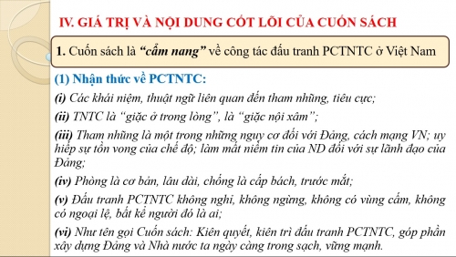 GIỚI THIỆU CUỐN SÁCH CỦA ĐỒNG CHÍ TỔNG BÍ THƯ NGUYỄN PHÚ TRỌNG