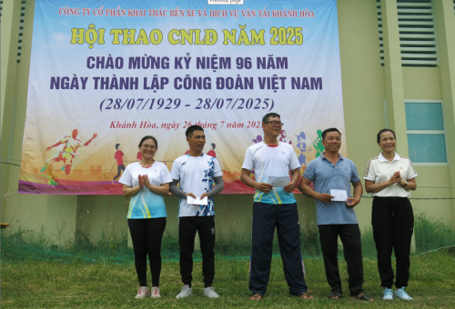 HỘI THAO CÔNG TY CHÀO MỪNG 96 NĂM NGÀY THÀNH LẬP CÔNG ĐOÀN VIỆT NAM (28/7/1929 - 28/7/2025)